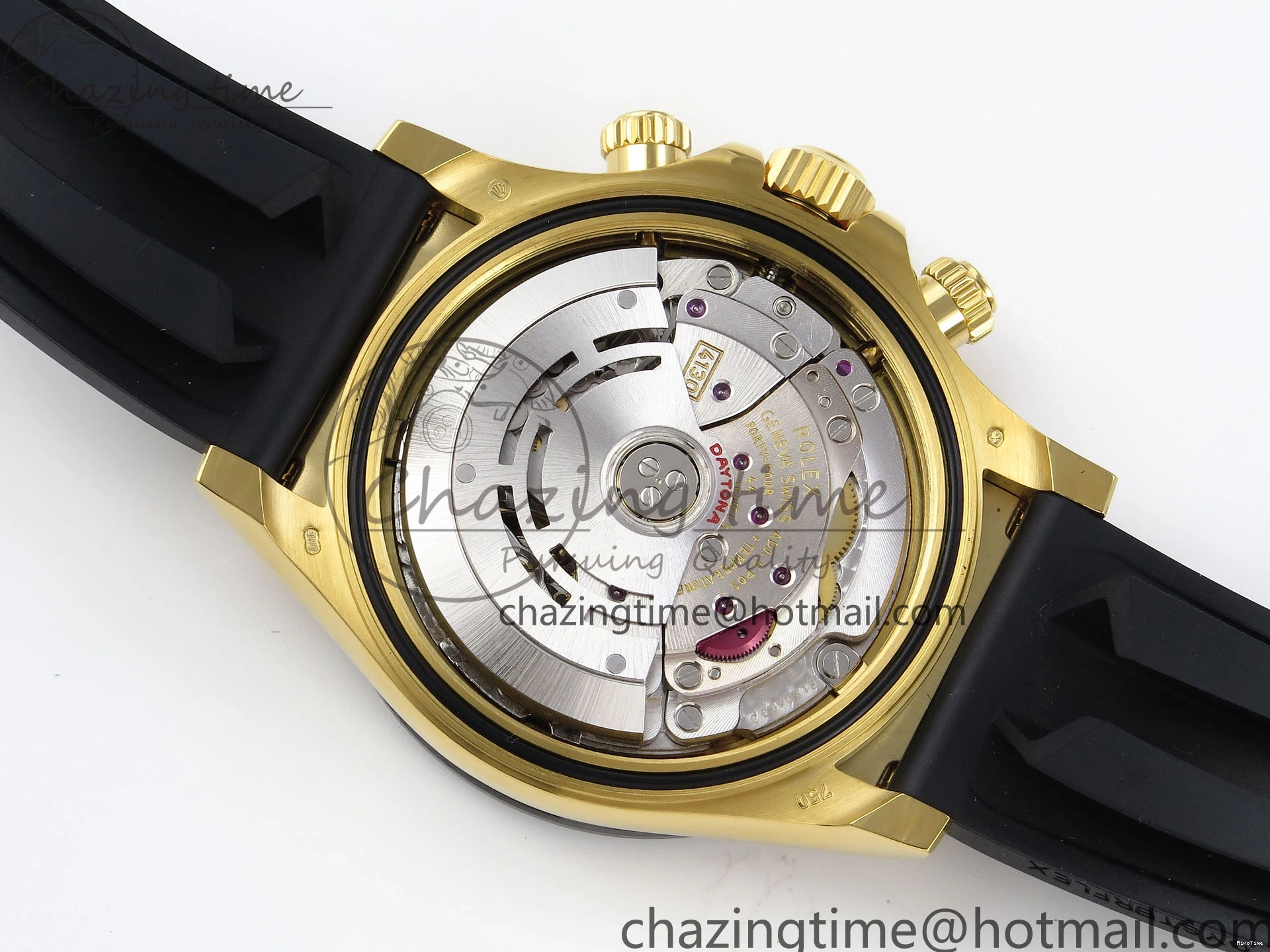 MiroTime 0103 DAYTONA 116518 APSF 1:1 BEST EDITION BLACK DIAL ON OYSTERFLEX RUBBER STRAP SH RelaxedFit 1782